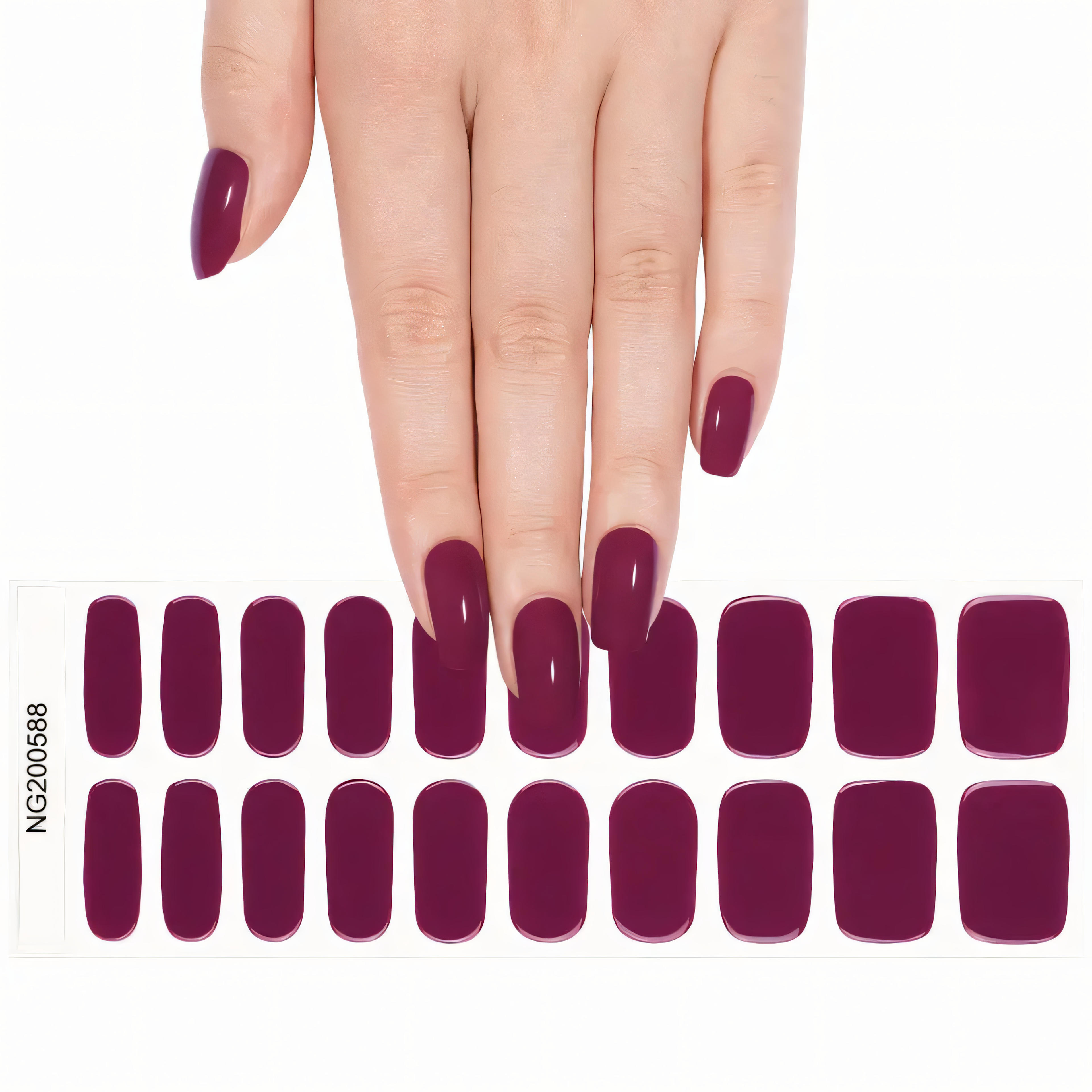 Burgundy Solid Color