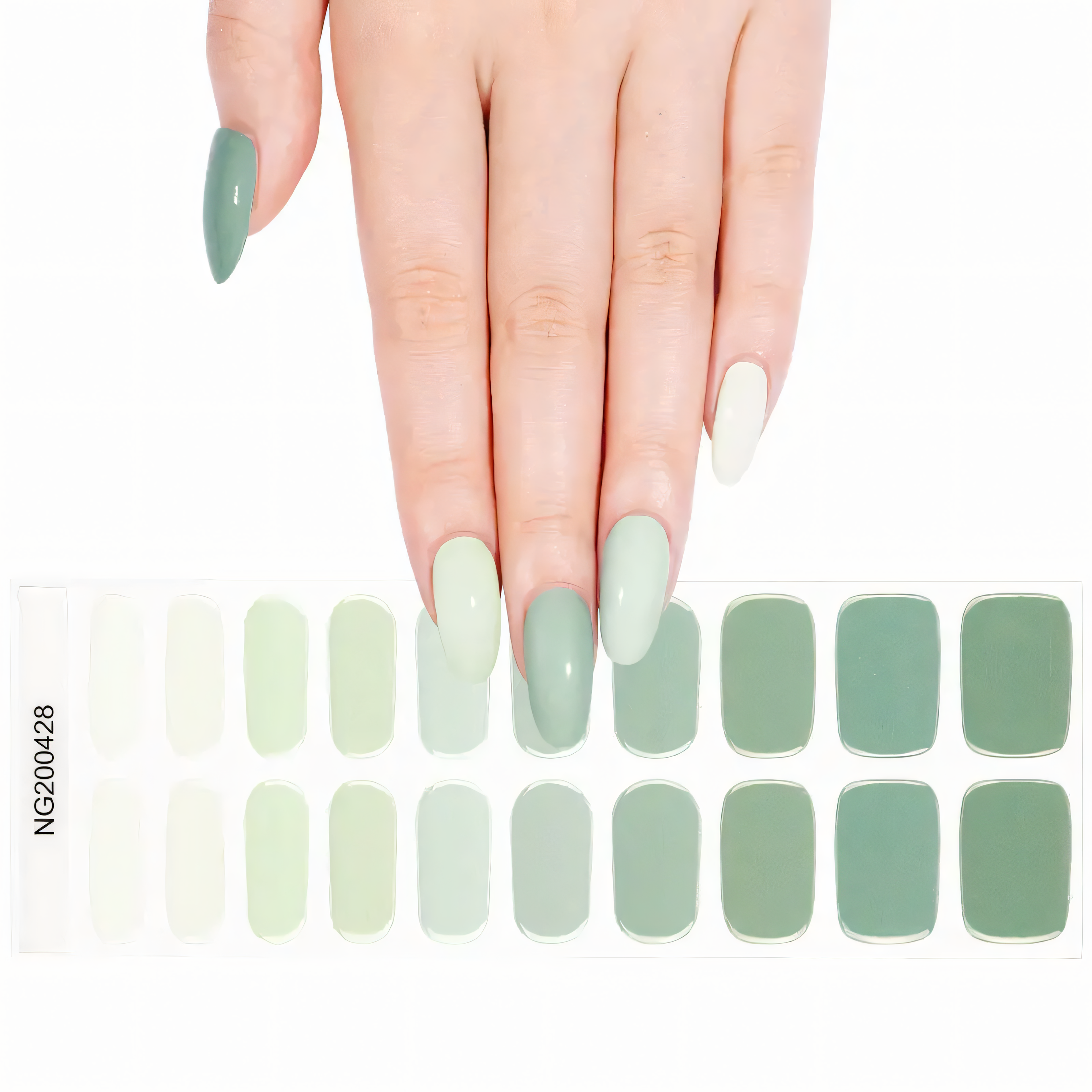 Gradient Matcha Green